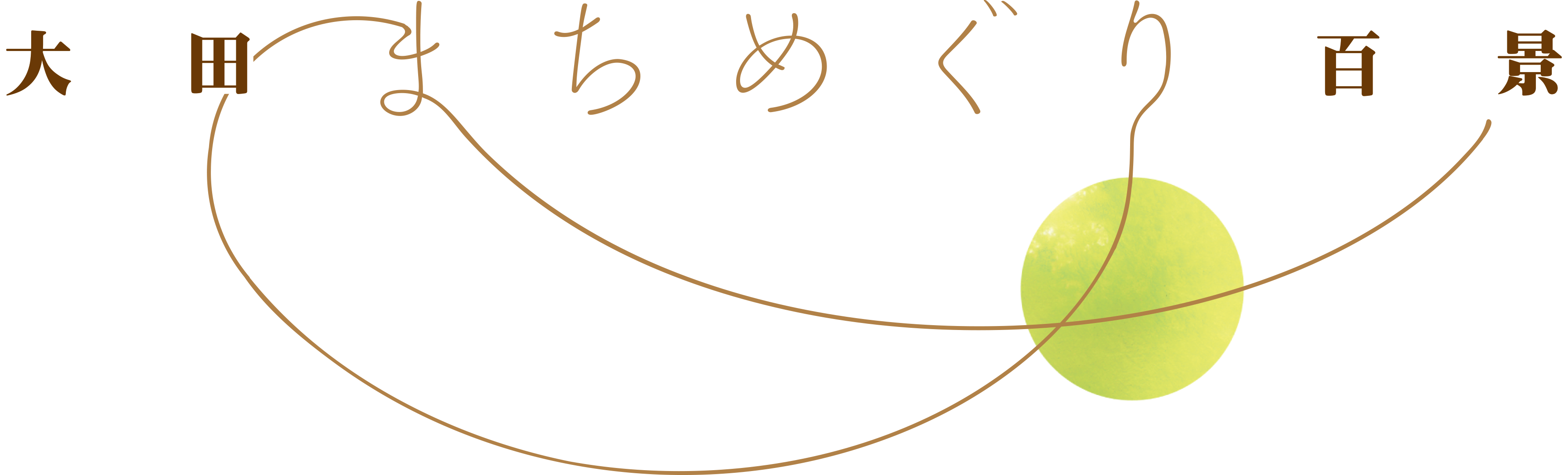 大田まちめぐり百景‗ロゴ