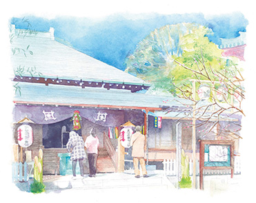 大坊本行寺　ご臨終の間のお正月
