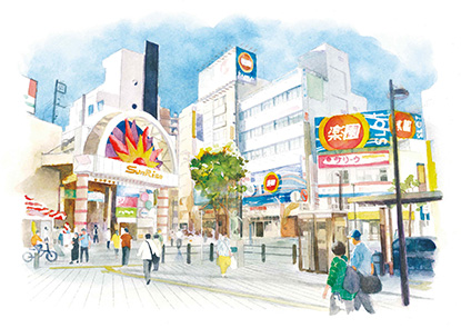 蒲田駅西口前