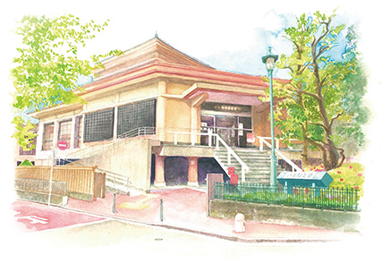 龍子記念館　正門